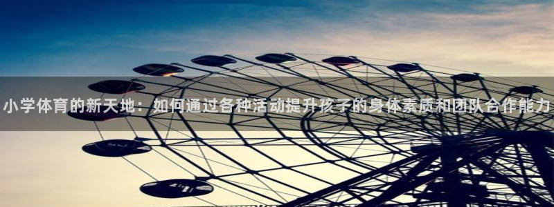 小学体育的新天地：如何通过各种活动提升孩子的身体素质和团队合作能力